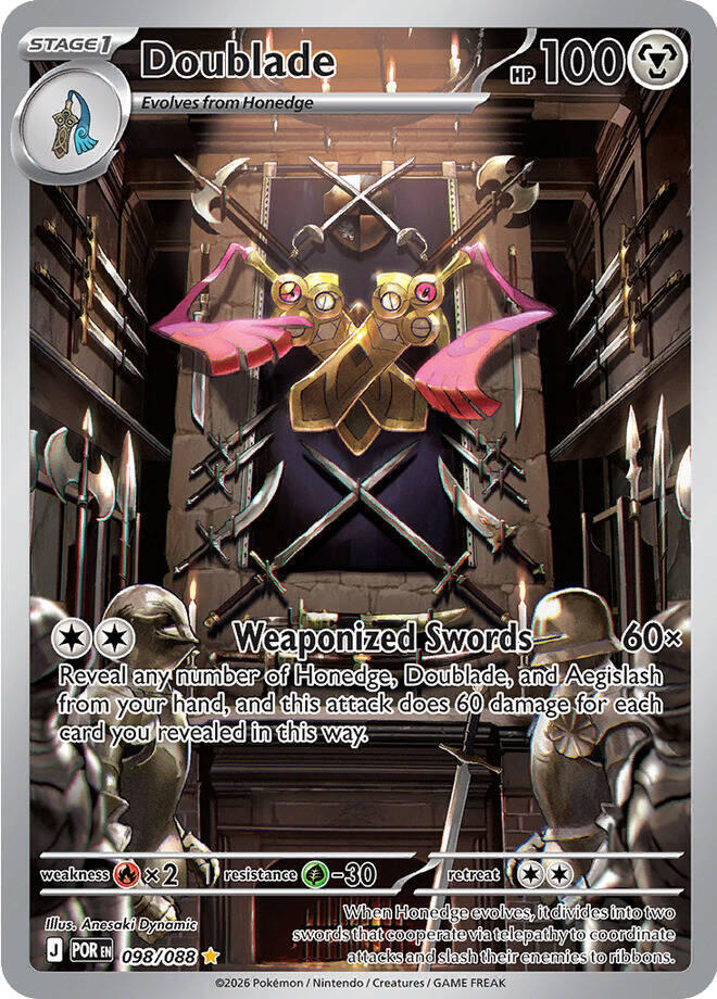 Doublade 098/088  - Holofoil ME03 Perfect Order - Shiny Rare