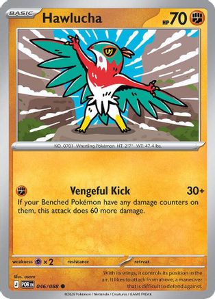 Hawlucha 046 - Reverse Holofoil - Common