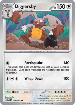 Diggersby 065 - Reverse Holofoil - Uncommon