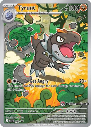 Tyrunt (Pokemon Center Exclusive) - 070 - Promo