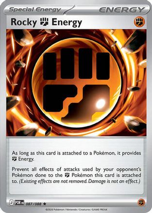 Rocky Fighting Energy (Non-Holo) - 87/88 - Rare