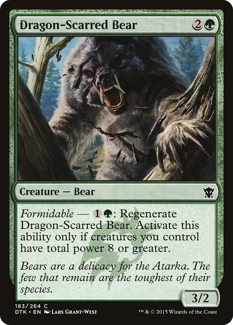 Dragon-Scarred Bear (DTK-183)  Foil