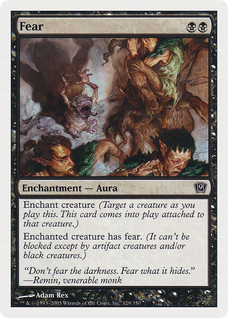 Fear (9ED-129)  Foil