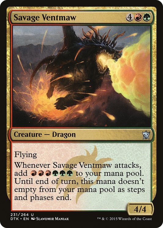 Savage Ventmaw (DTK-231)  Foil