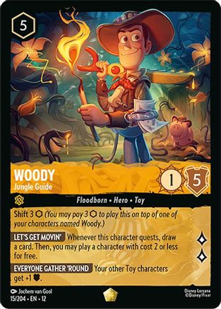 Woody (Jungle Guide) - 15/204 - Legendary (Foil)