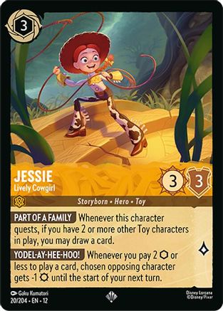Jessie (Lively Cowgirl) - 20/204 - Super Rare