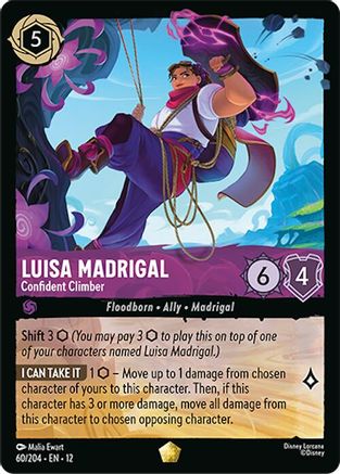 Luisa Madrigal (Confident Climber) - 60/204 - Legendary (Foil)