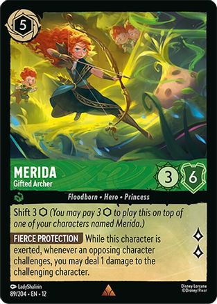 Merida (Gifted Archer) - 89/204 - Rare (Foil)
