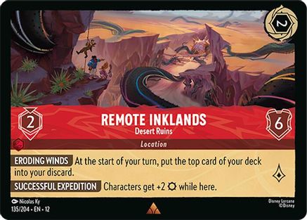 Remote Inklands (Desert Ruins) - 135/204 - Rare (Foil)