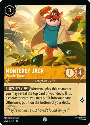 Monterey Jack (Watchful Ranger) - 2/204 - Common (Foil)