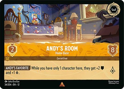 Andy's Room (Home Base) - 34/204 - Rare