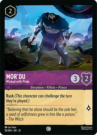 Mor'du (Wicked with Pride) - 35/204 - Common (Foil)