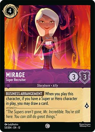 Mirage (Super Recruiter) - 53/204 - Common (Foil)