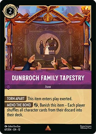 DunBroch Family Tapestry - 67/204 - Rare