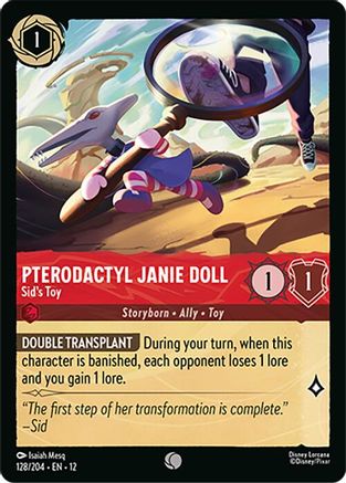 Pterodactyl Janie Doll (Sid's Toy) - 128/204 - Common (Foil)
