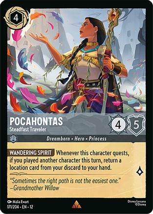 Pocahontas (Steadfast Traveler) - 171/204 - Rare