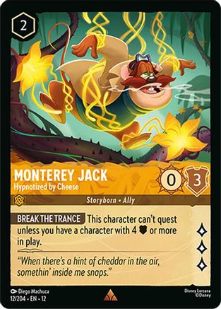 Monterey Jack (Hypnotized by Cheese) - 12/204 - Rare (Foil)