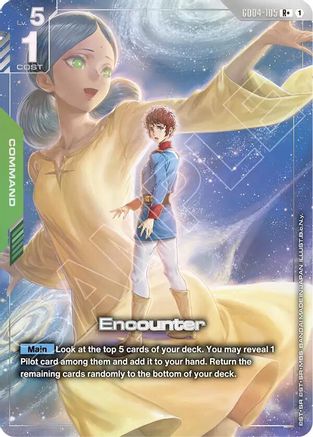 Encounter (R+) (GD04-105) - Phantom Aria Holofoil