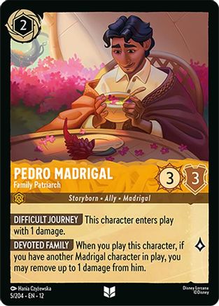 Pedro Madrigal (Family Patriarch) - 5/204 - Uncommon (Foil)