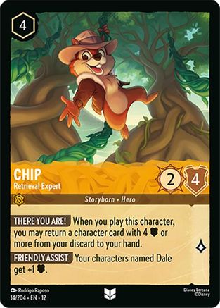 Chip (Retrieval Expert) - 14/204 - Uncommon (Foil)