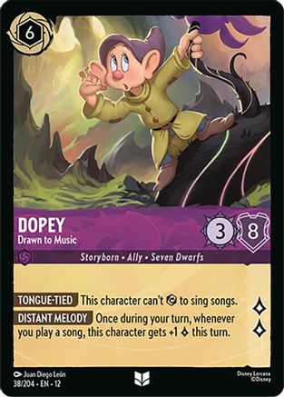 Dopey (Drawn to Music) - 38/204 - Uncommon