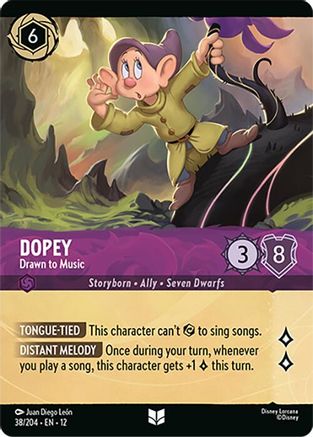 Dopey (Drawn to Music) - 38/204 - Foil (Foil)
