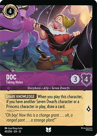 Doc (Taking Notes) - 40/204 - Foil (Foil)