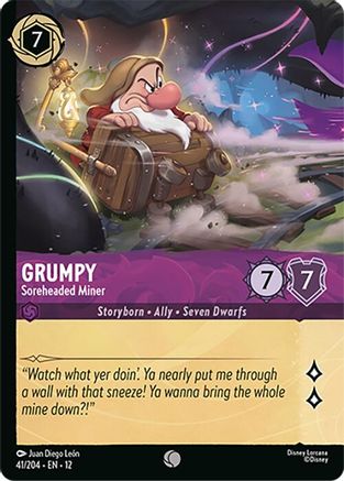 Grumpy (Soreheaded Miner) - 41/204 - Foil (Foil)