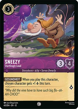 Sneezy (Startlingly Loud) - 42/204 - Common