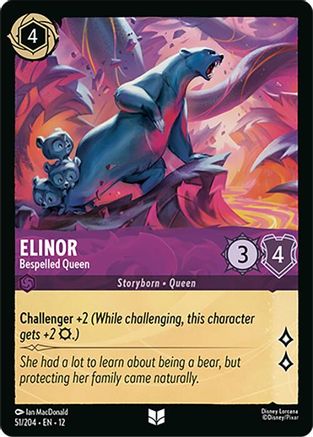 Elinor (Bespelled Queen) - 51/204 - Uncommon (Foil)