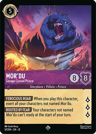 Mor'du (Savage Cursed Prince) - 57/204 - Super Rare