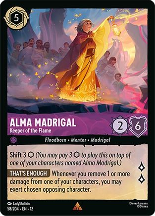 Alma Madrigal (Keeper of the Flame) - 58/204 - Rare