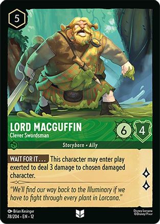 Lord MacGuffin (Clever Swordsman) - 78/204 - Uncommon (Foil)