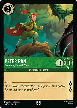 Peter Pan (Searching Far and Wide) - 81/204 - Uncommon