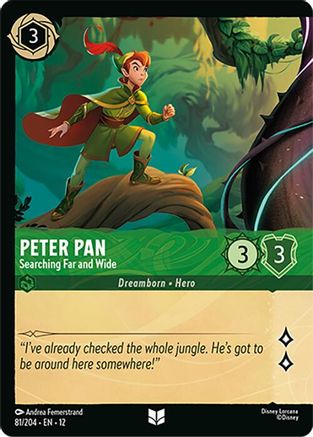 Peter Pan (Searching Far and Wide) - 81/204 - Foil (Foil)