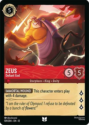 Zeus (Defiant God) - 109/204 - Uncommon
