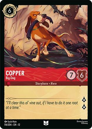 Copper (Big Dog) - 116/204 - Uncommon (Foil)