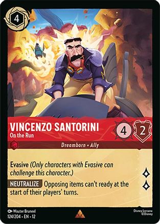 Vincenzo Santorini (On the Run) - 124/204 - Rare (Foil)