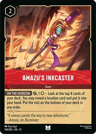 Amazu's Inkcaster - 134/204 - Uncommon (Foil)