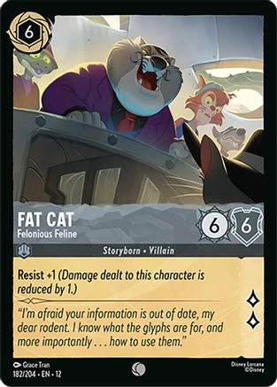 Fat Cat (Felonious Feline) - 182/204 - Common