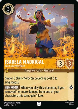 Isabela Madrigal (Such a Lovely Voice) - 16/204 - Uncommon