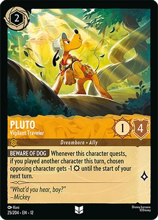 Pluto (Vigilant Traveler) - 25/204 - Uncommon