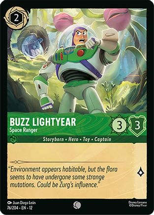 Buzz Lightyear (Space Ranger) - 76/204 - Common (Foil)