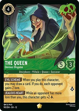The Queen (Devious Disguise) - 90/204 - Legendary (Foil)