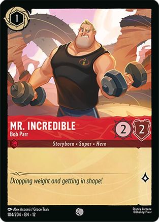 Mr. Incredible (Bob Parr) - 104/204 - Common (Foil)