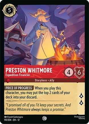 Preston Whitmore (Expedition Financier) - 110/204 - Common