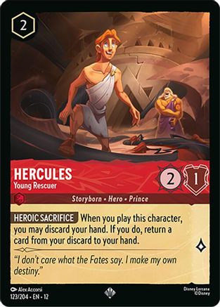 Hercules (Young Rescuer) - 123/204 - Super Rare