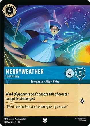 Merryweather (Feisty Fairy) - 139/204 - Foil (Foil)