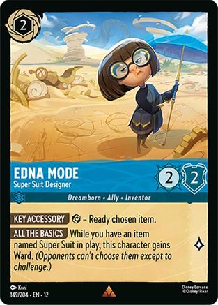 Edna Mode (Super Suit Designer) - 149/204 - Rare (Foil)