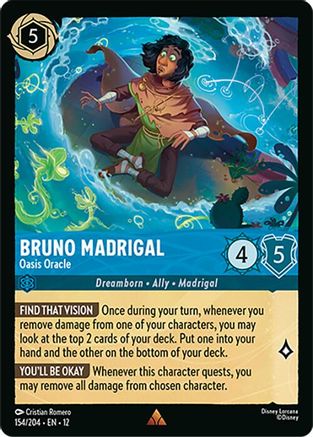 Bruno Madrigal (Oasis Oracle) - 154/204 - Rare (Foil)
